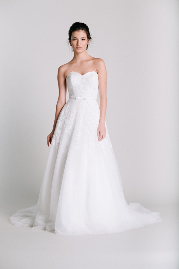 classic lace wedding dress from Ivory & White Bridal Store