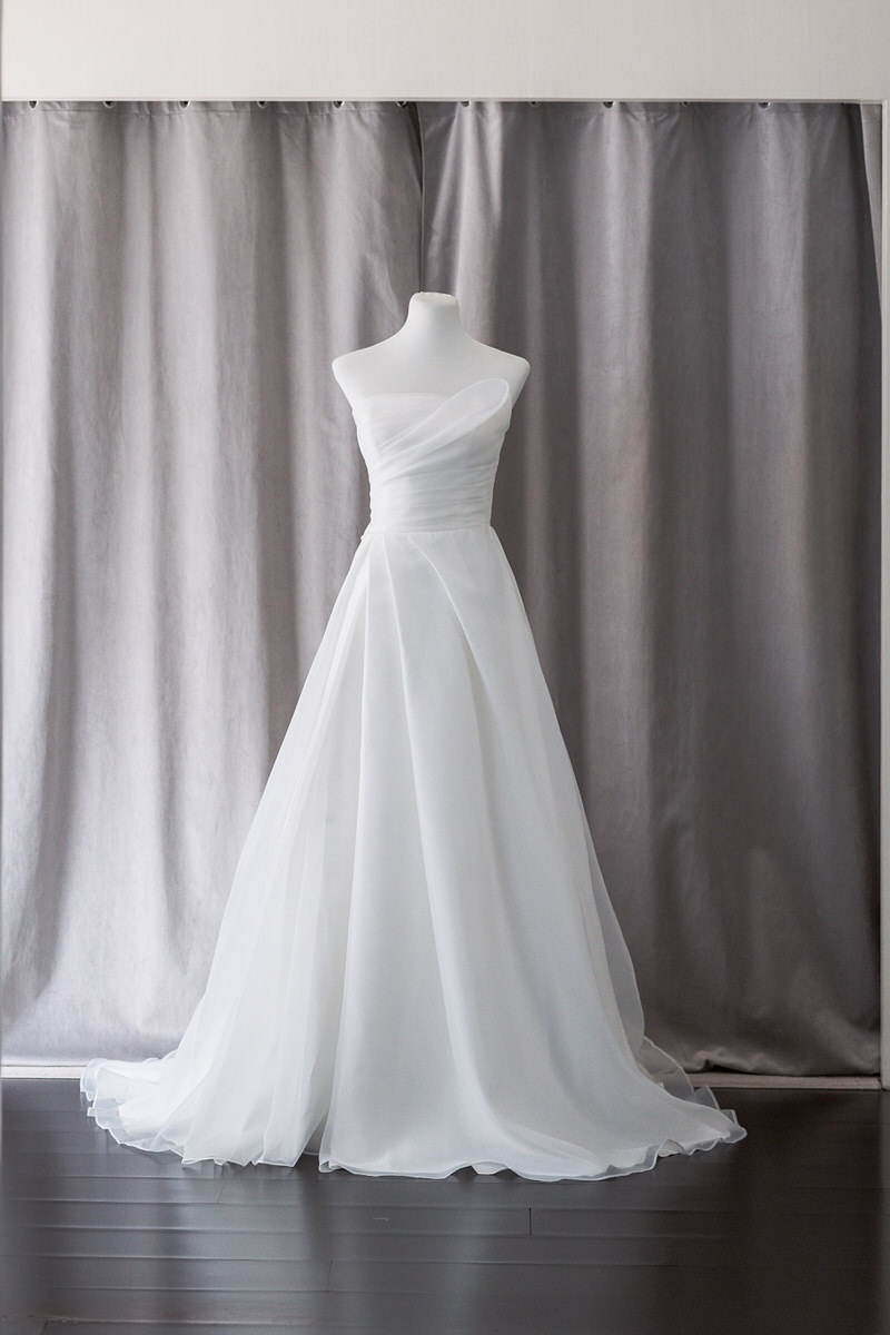 minimalist structural organza rtw wedding gown manila