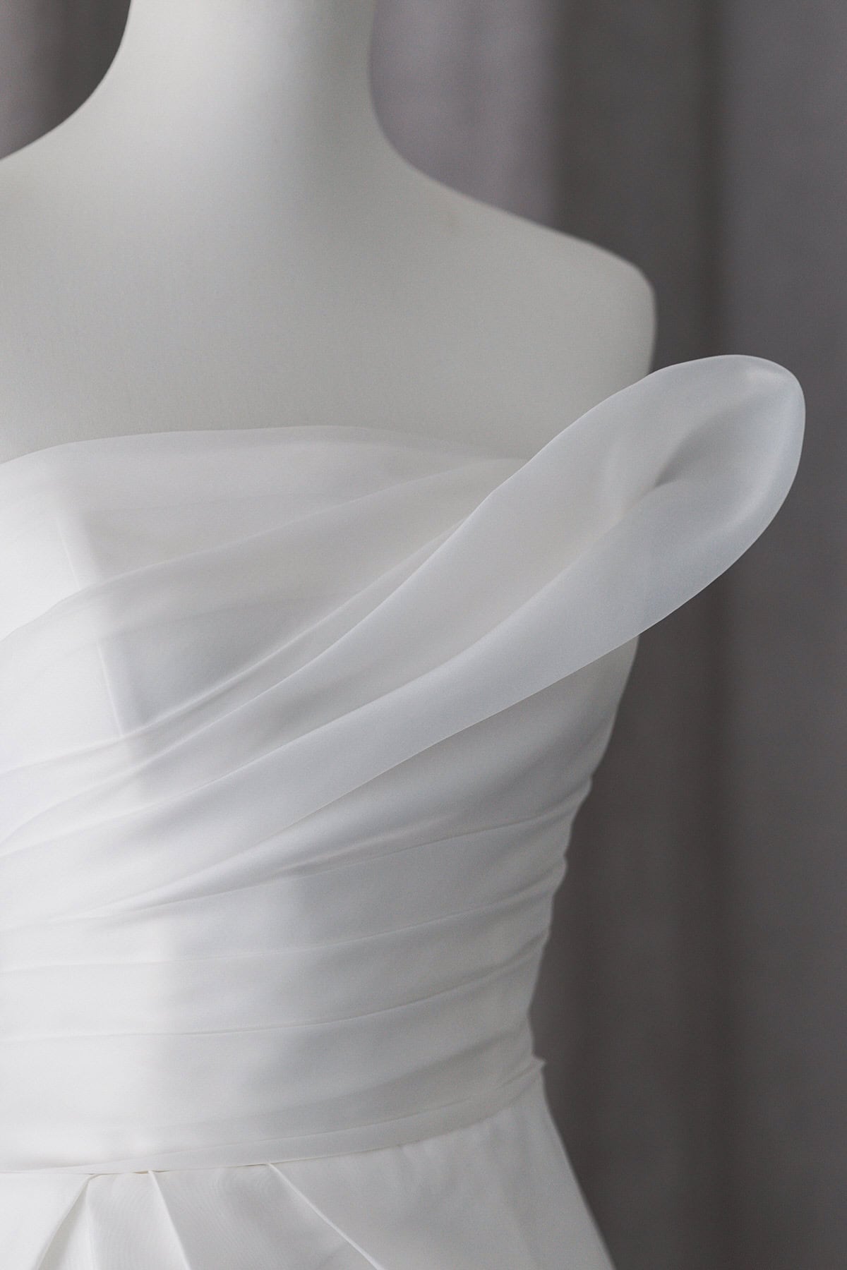 minimalist structural organza rtw wedding gown manila