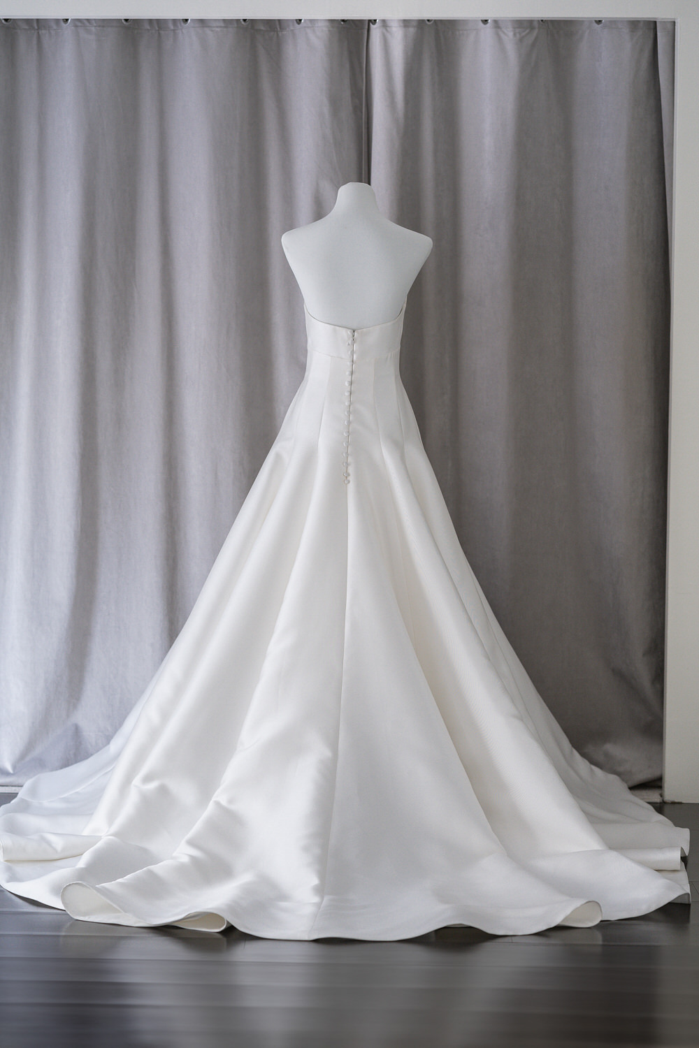 Ivory & White Bridal off shoulder minimalist ballgown