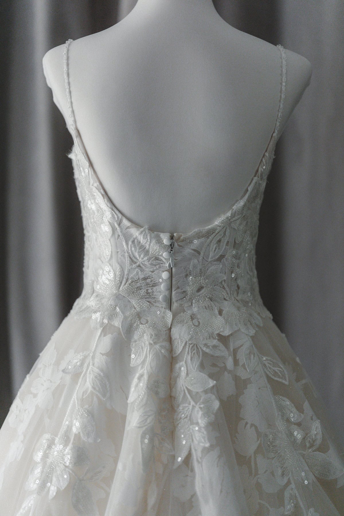 Ivory & White Bridal off shoulder minimalist ballgown